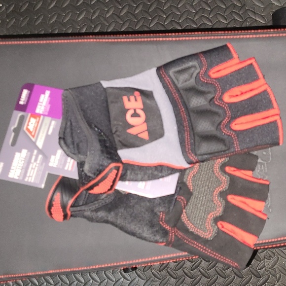 ❤️NWT Ace Men's Indoor/Outdoor Fingerless Work Gloves❤️Size XL - Picture 2 of 4